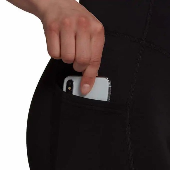 ADIDAS AEROREADY Lightweight High Rise 3-Stripe Mesh 7/8 Leggings Size Small - Picture 14 of 16